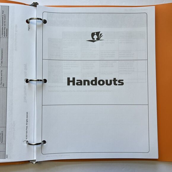 BJU Press Reading 5 Quests Student Handouts Homeschool Curriculum 452391 - Picture 7 of 16